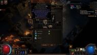 Check out Mercenary gear and skills before hiring (Image via Grinding Gear Games)